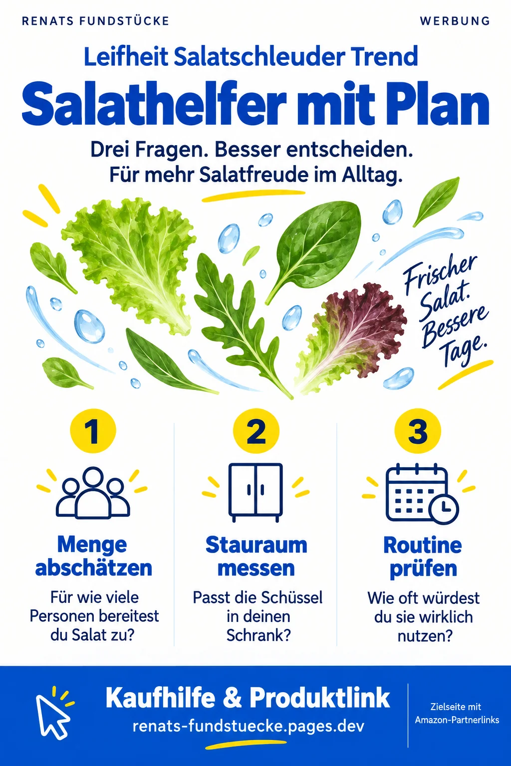 Kaufhilfe zu Leifheit Salatschleuder Trend; Symbolgrafik, keine Produktabbildung