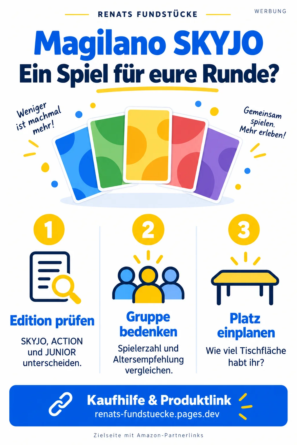 Kaufhilfe zu Magilano SKYJO; Symbolgrafik, keine Produktabbildung