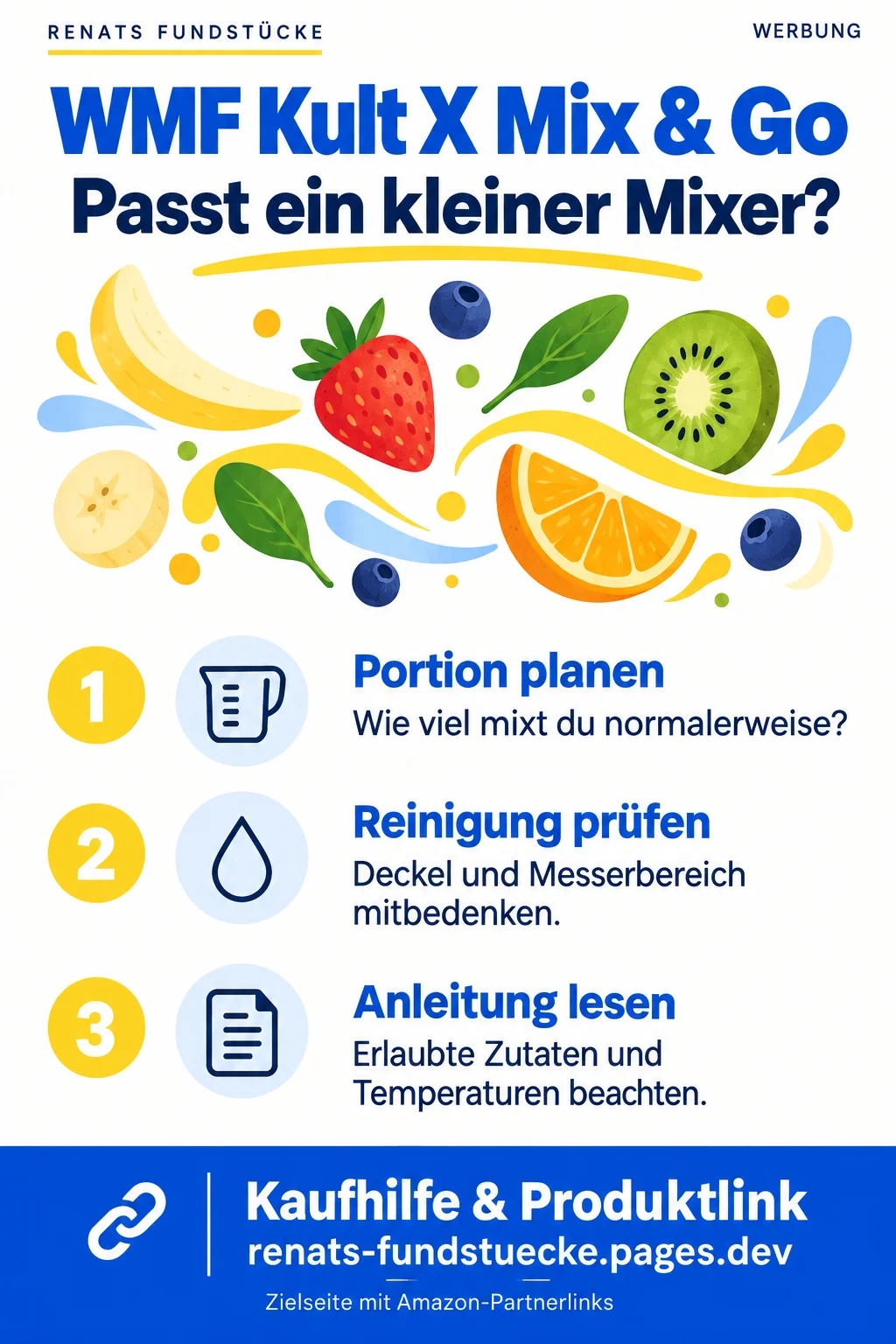 Kaufhilfe zu WMF Kult X Mix & Go; Symbolgrafik, keine Produktabbildung